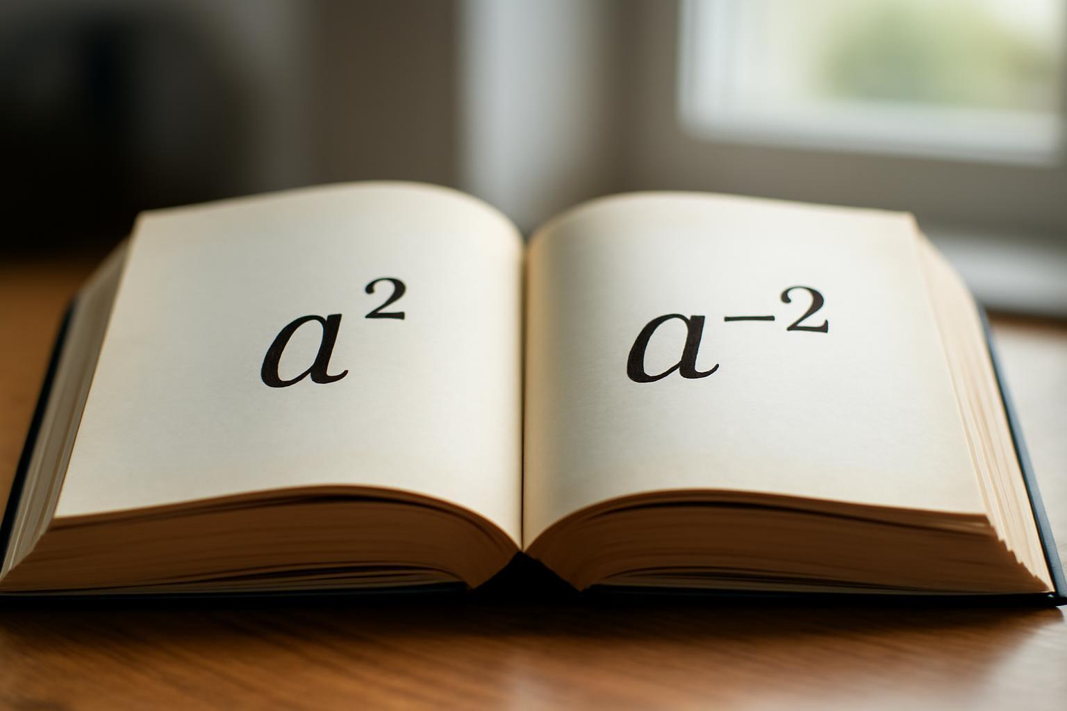 Különbségek pozitív és negatív kitevők között