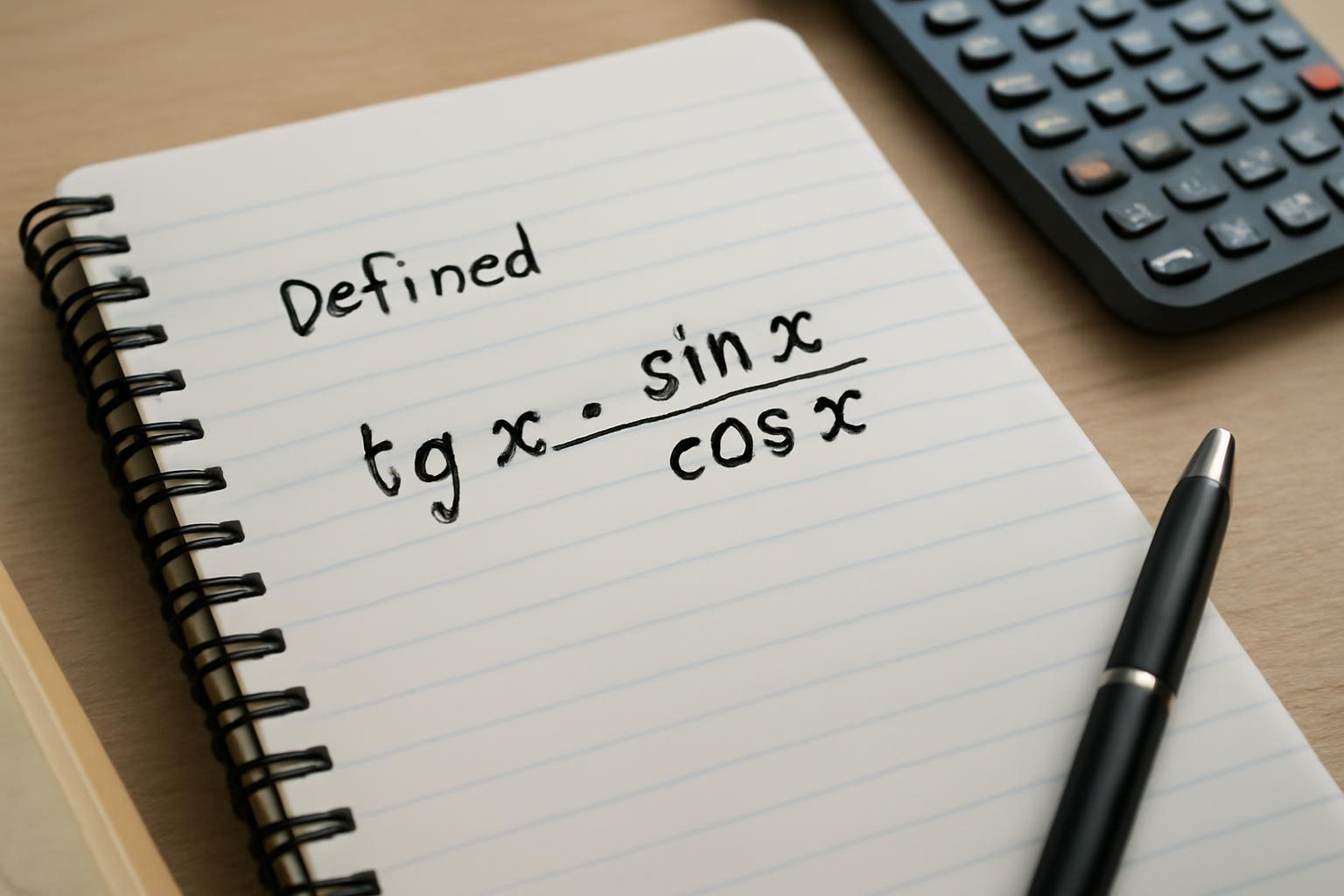 A tg függvény definíciója és alapjai