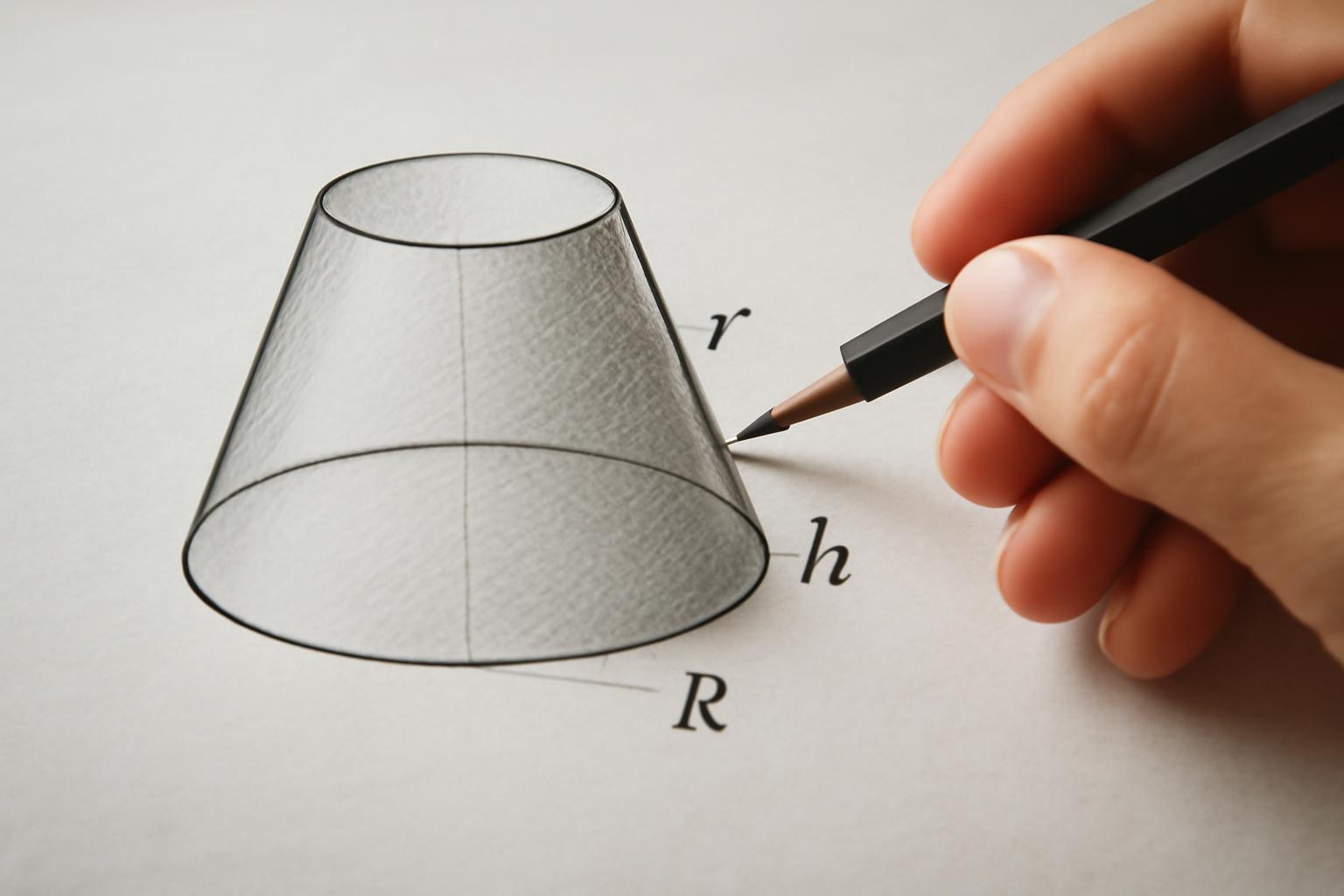 A csonkagúla térfogatának általános képlete