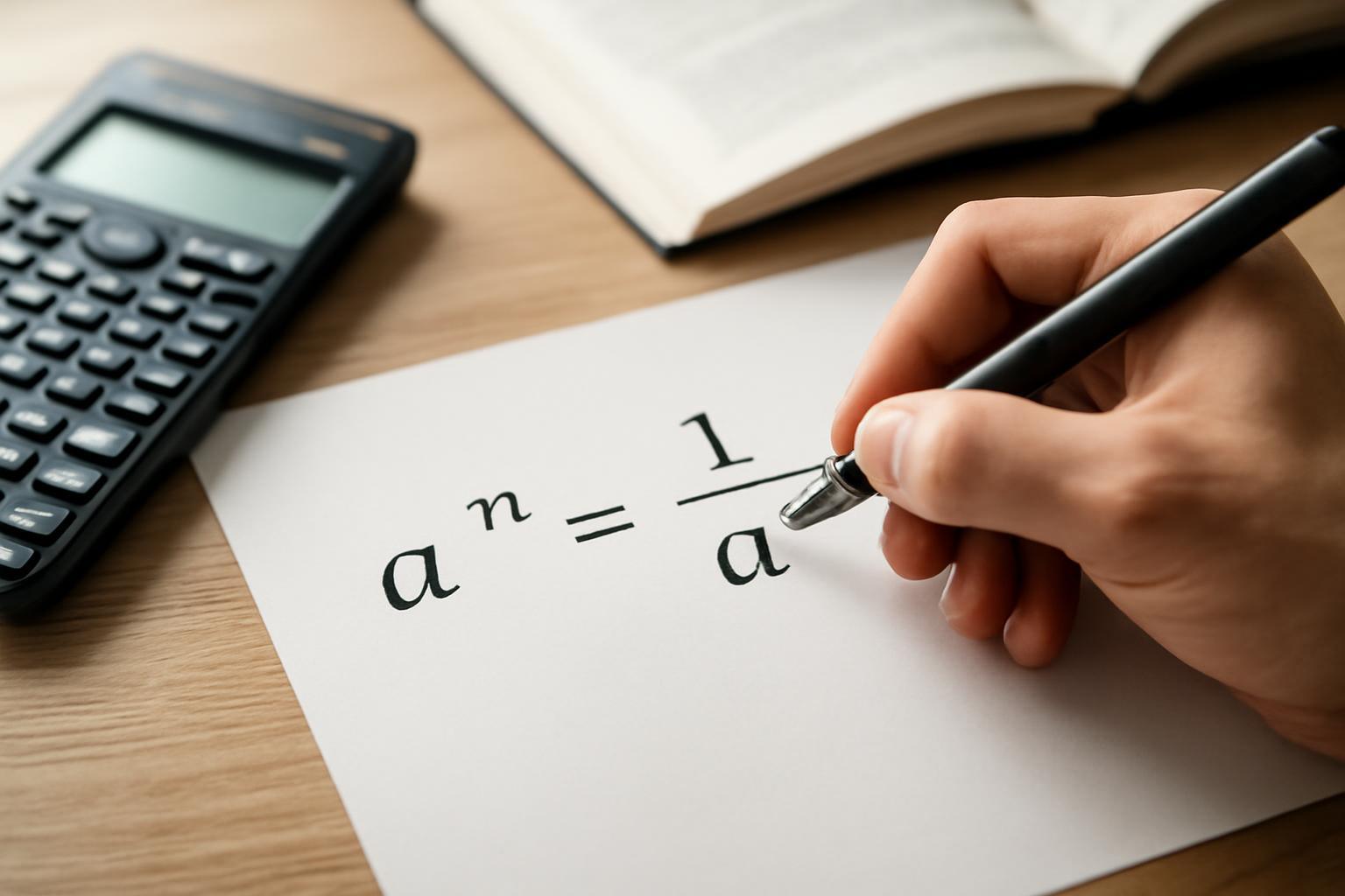 Hogyan értelmezzük a negatív kitevőt?