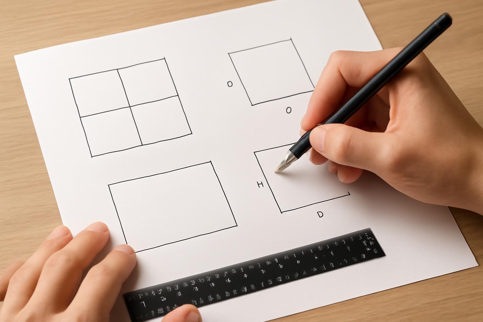 Négyzetek és téglalapok jellemző feladatai