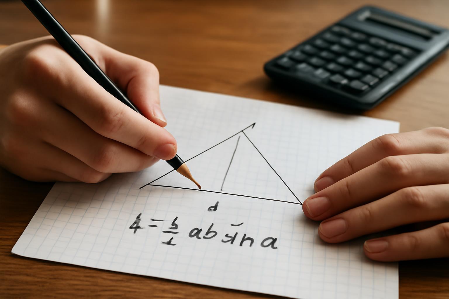 A szinusz tétel alkalmazása a területszámításban