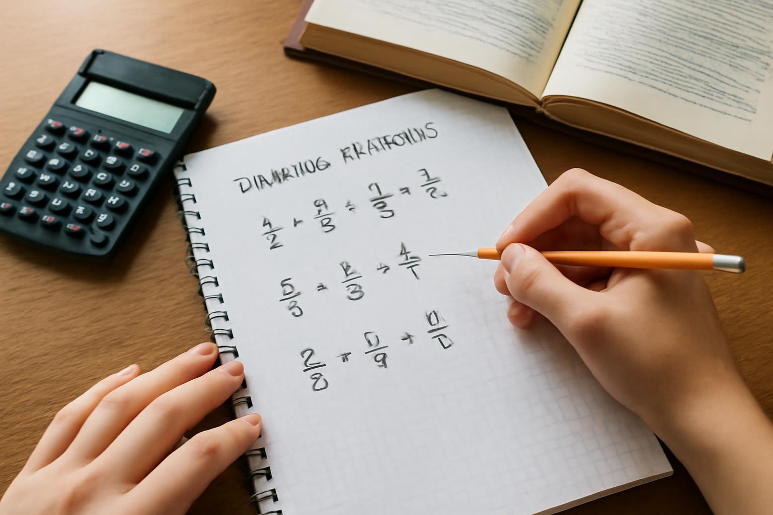 Törtek osztása példákkal