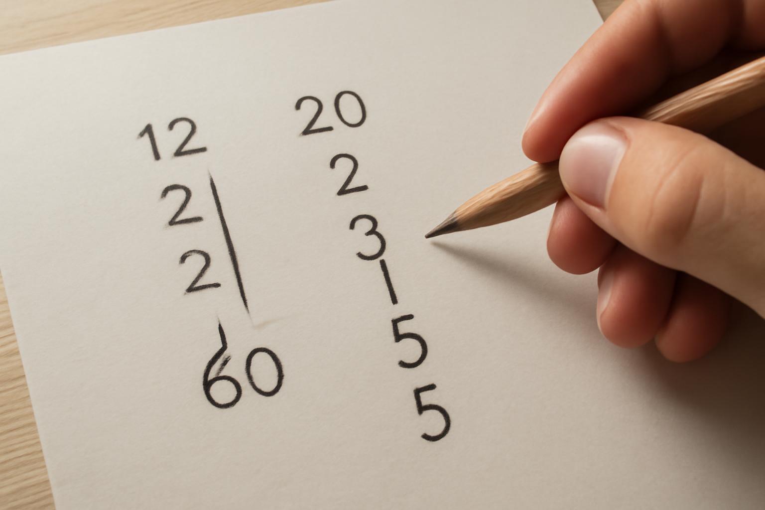 Közös többszörös meghatározása prímtényezős felbontással