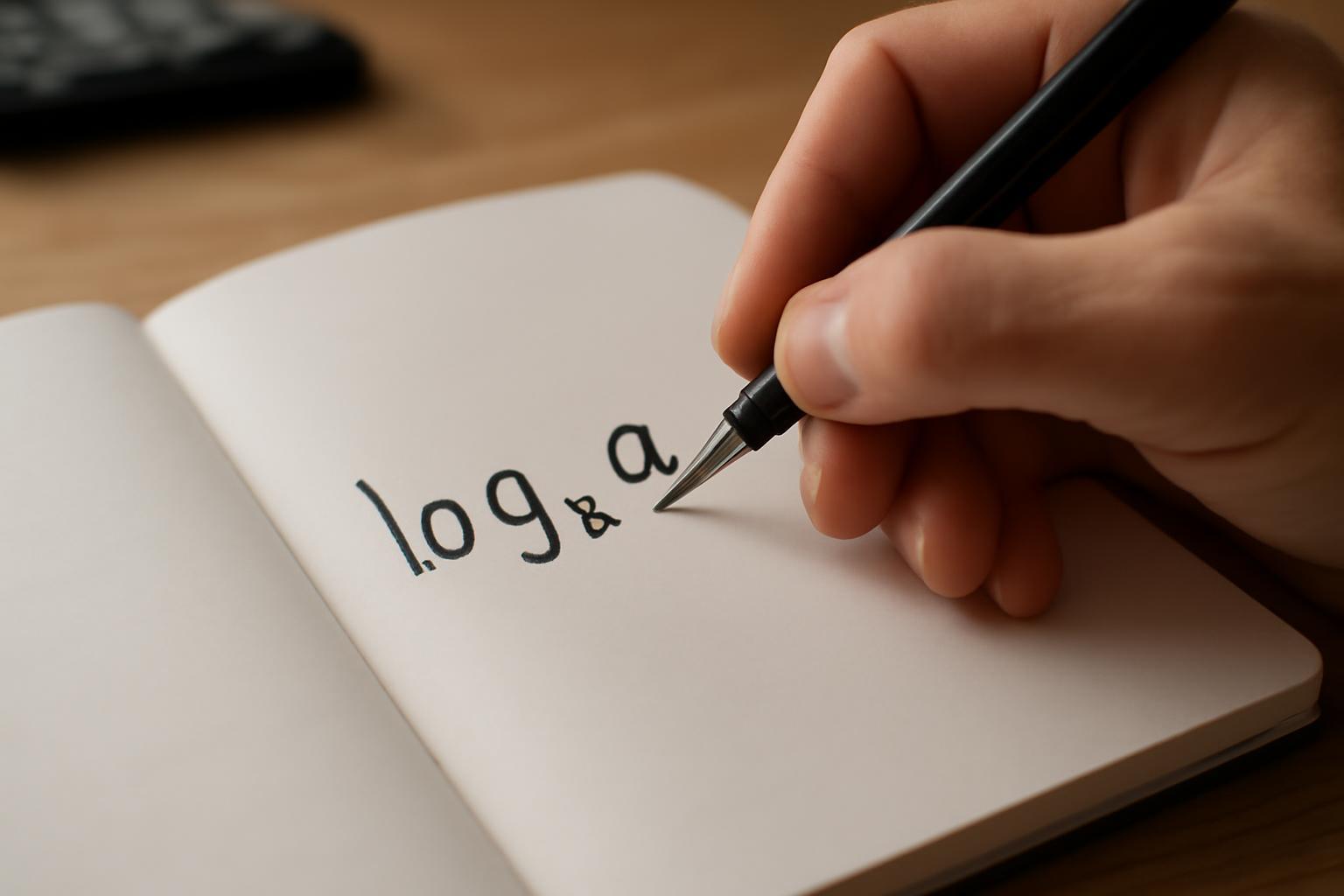 Hogyan írjuk fel a logaritmusokat? Jelölések