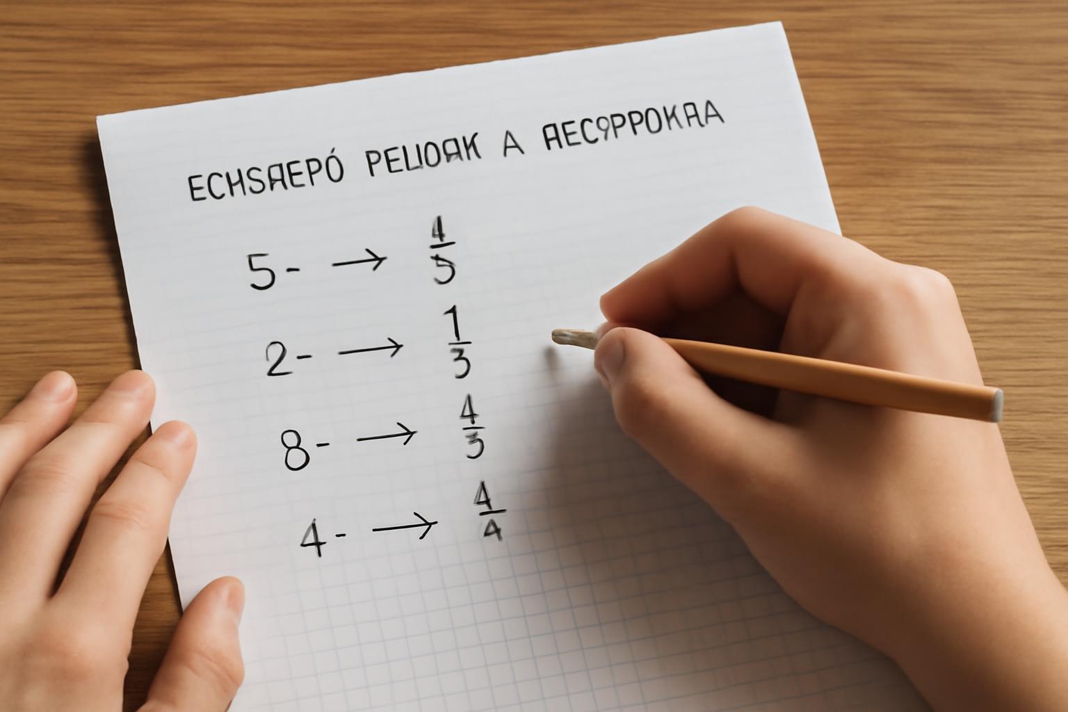 Egyszerű példák a reciprokra
