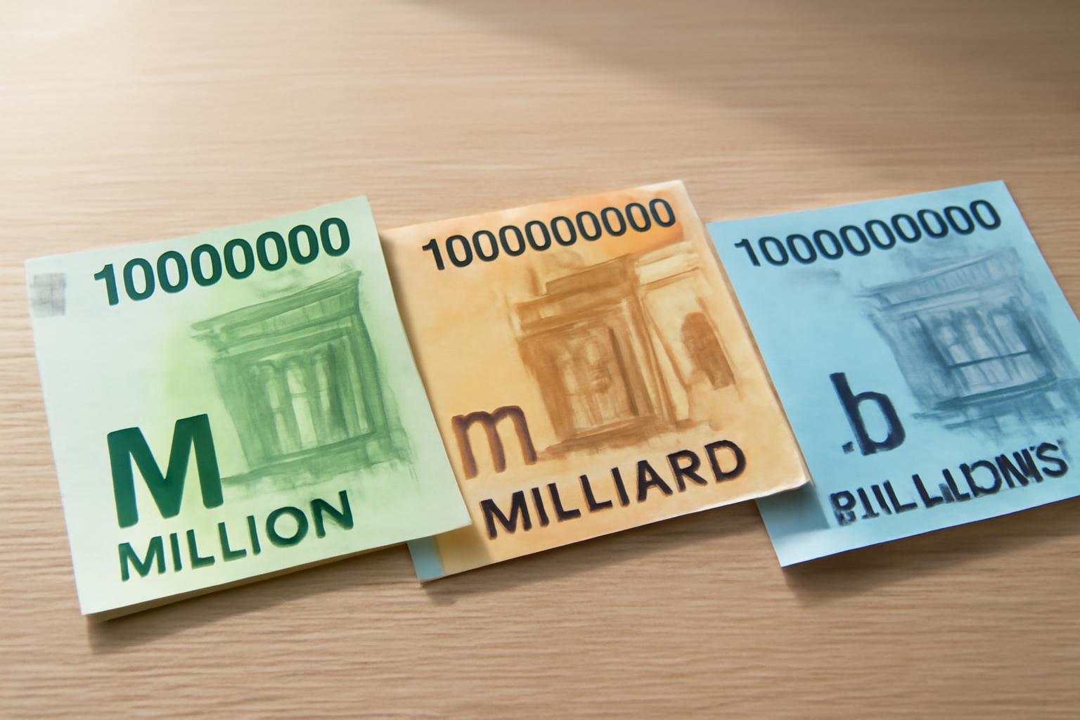 Millió, milliárd és billió