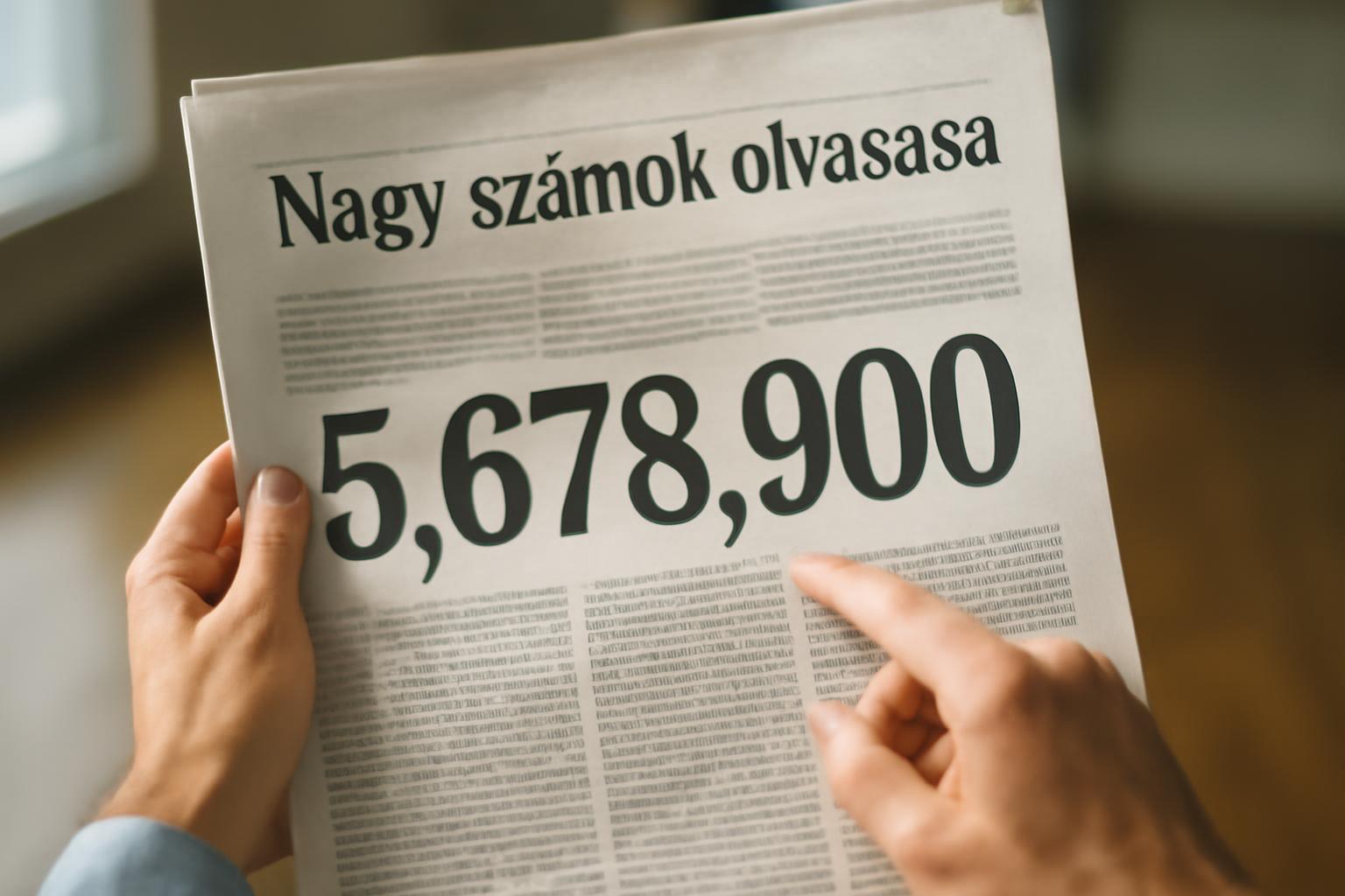 Nagy számok olvasása